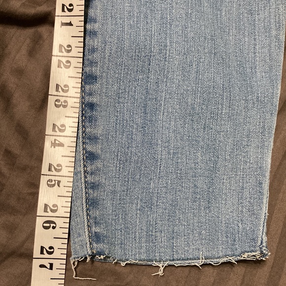 Awesome Gap Denim Blue Jeans 28 Regular Factory Distressed - Picture 7 of 9